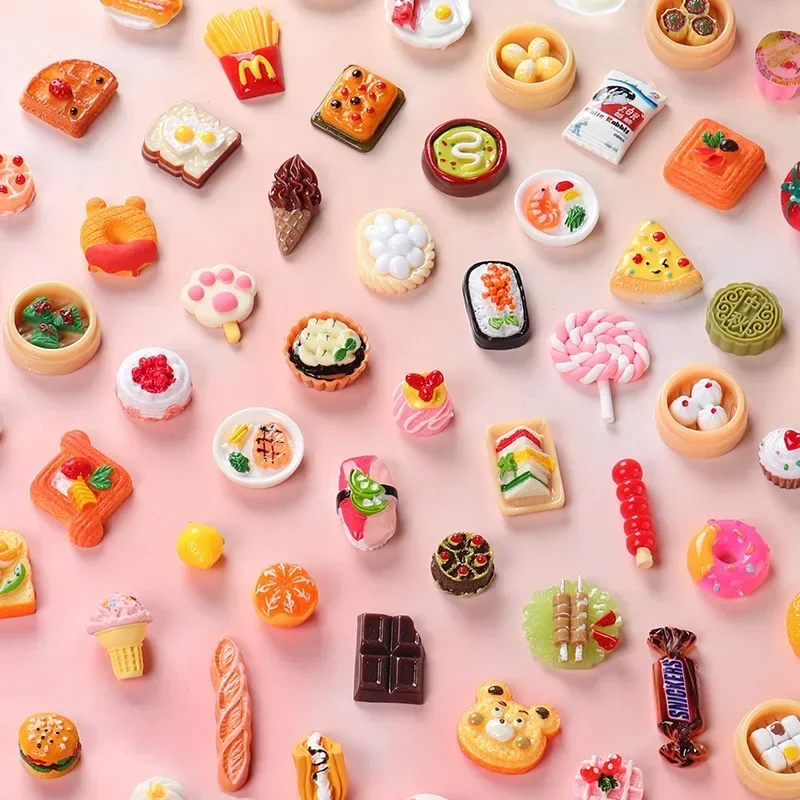 50 قطعة دمية مصغرة عشوائية سوب - مراجعة Food Snacks For Kids Party وسعره