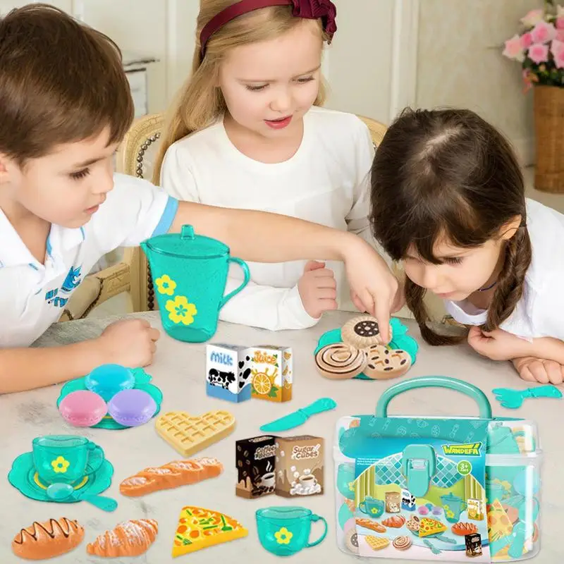 لعبة طقم شاي للفتيات الصغيرات  - مراجعة Food Snacks For Kids Party وسعره